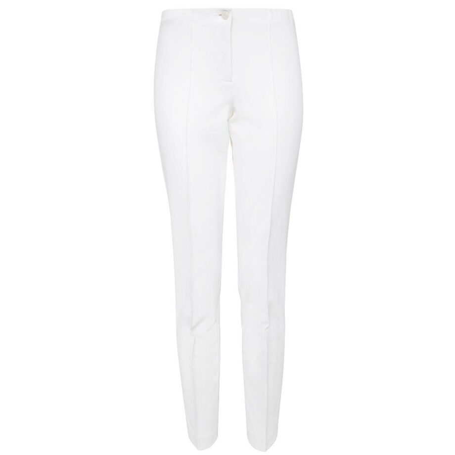 Stretch pants with slim cut