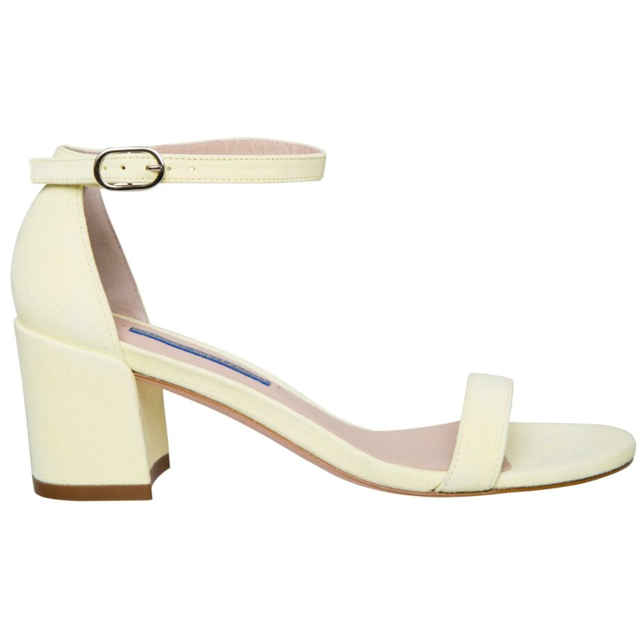 Sandals with cuban heel and ankle strap