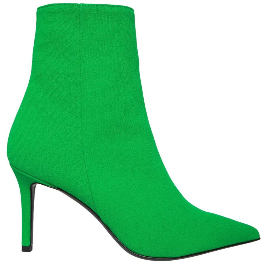 High-Heel-Booties with pointed toe cap