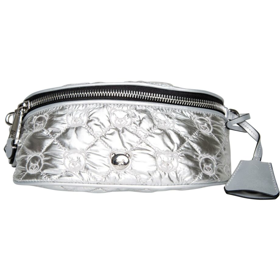 Metallic bumbag with teddy detail