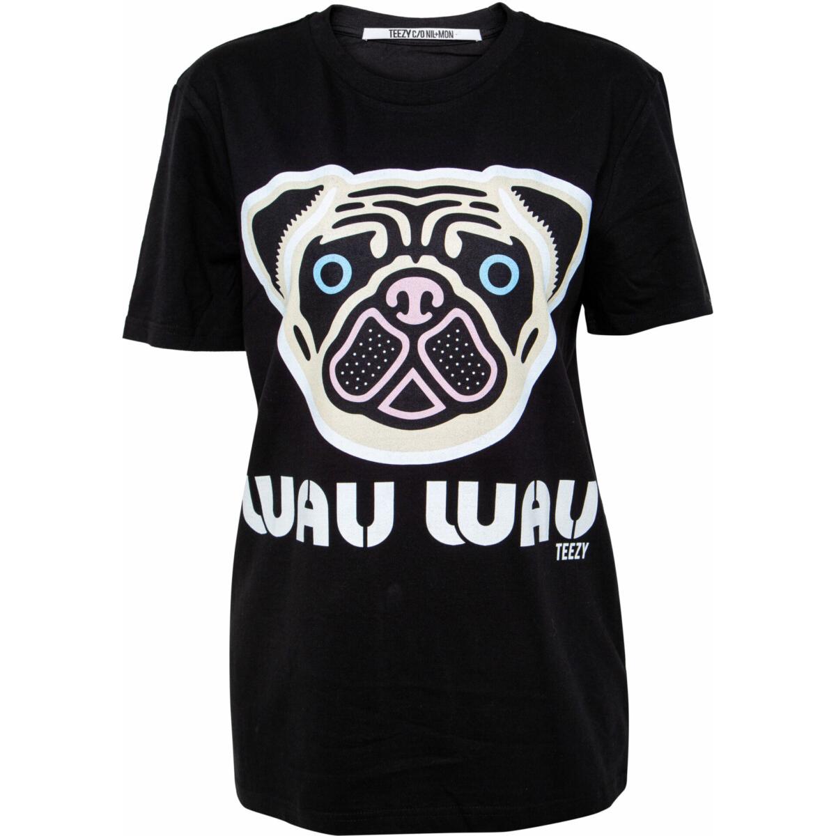 pug print t shirt