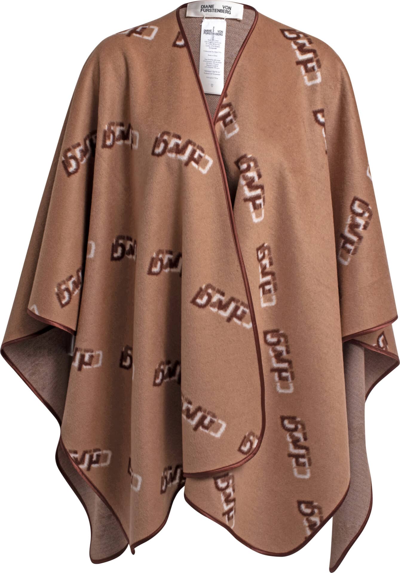 Diane von Furstenberg Curtis Wool Cape