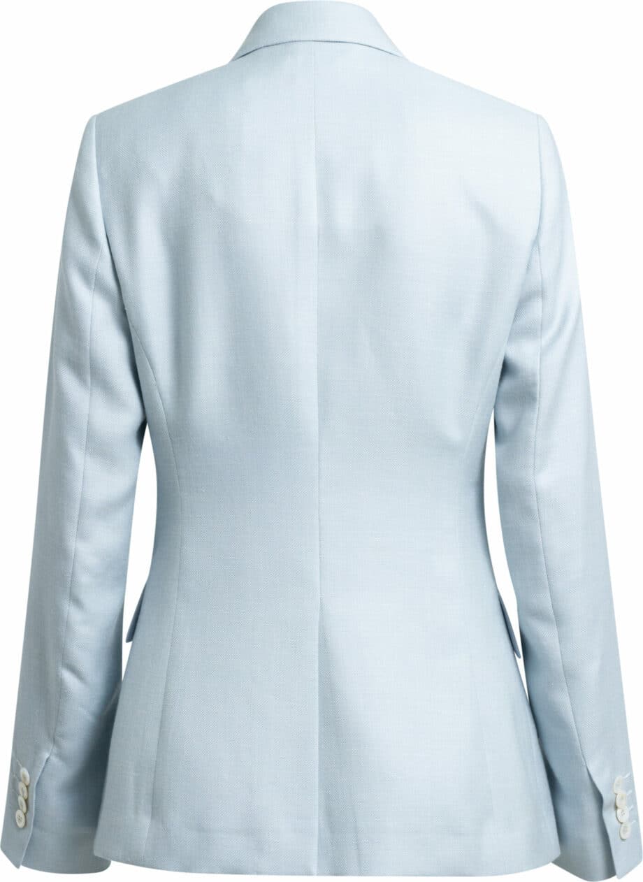 Tapered cashmere blazer with silk lining