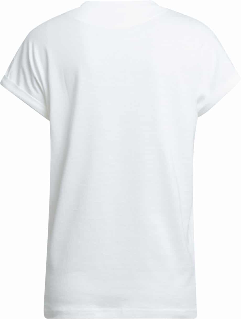 Cotton t-shirt with breast pocket and contrast color seam