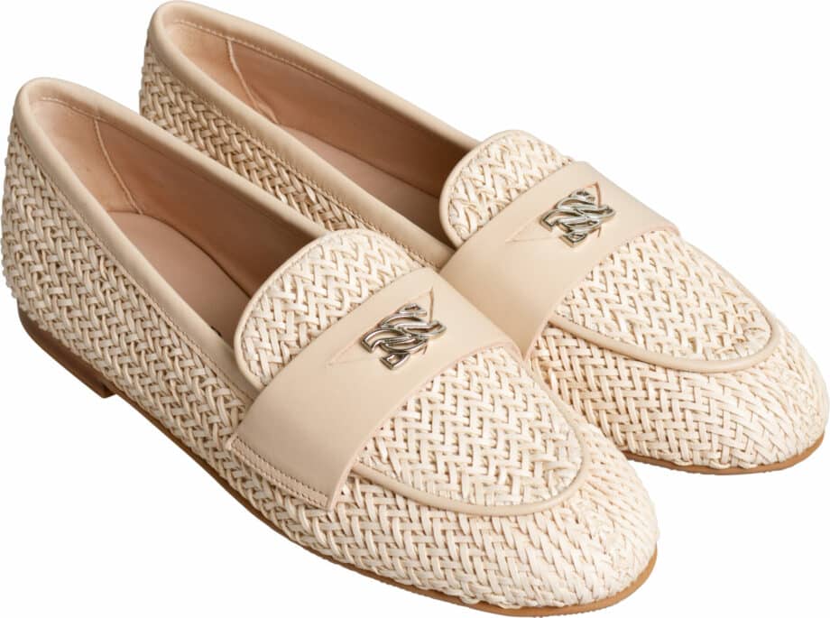 Wattlework loafers with delicate logo detail