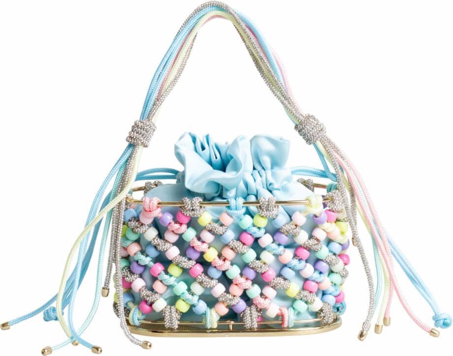 Mini-Bag with colorful rhinestone details