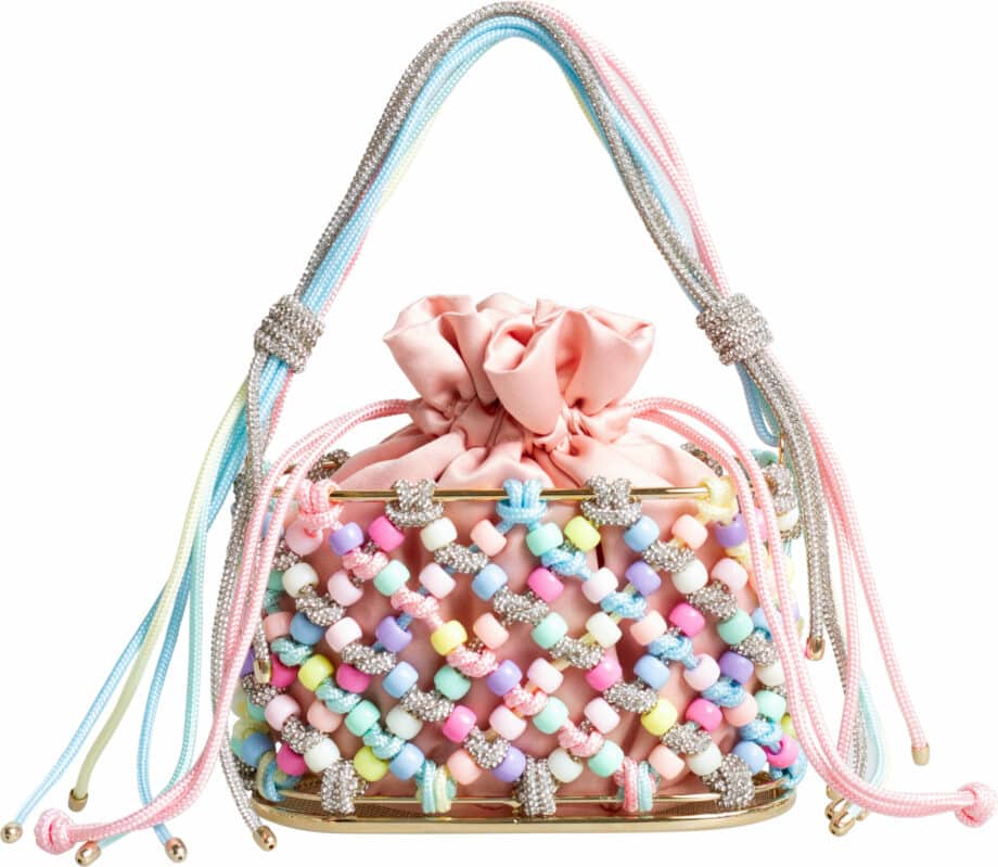 Mini-Bag with colorful rhinestone details