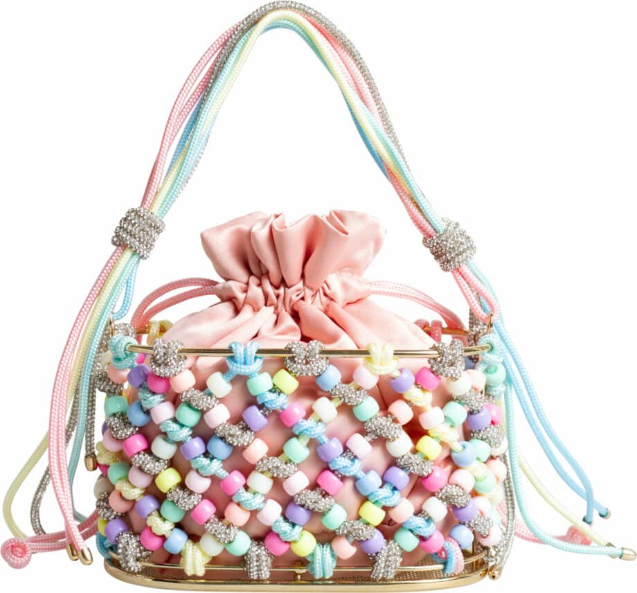 Mini-Bag with colorful rhinestone details