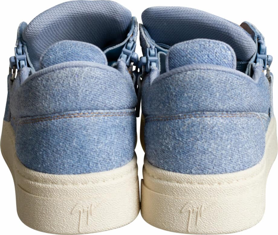 Denim Sneaker with zipper detail