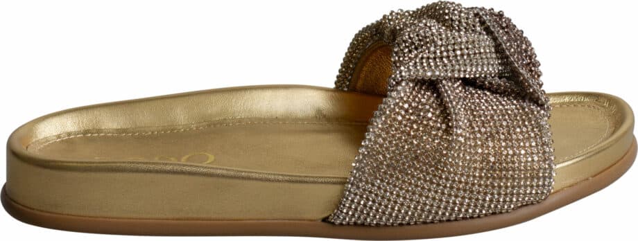 Mule with rhinestone details