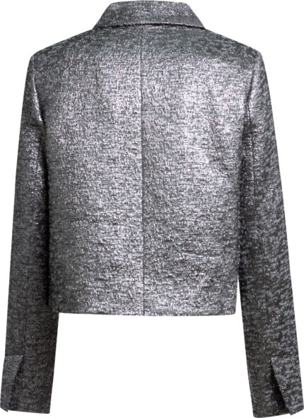 Kurzjacke im geraden Schnitt mit ornamentalen Knopfdetails – Bild 3