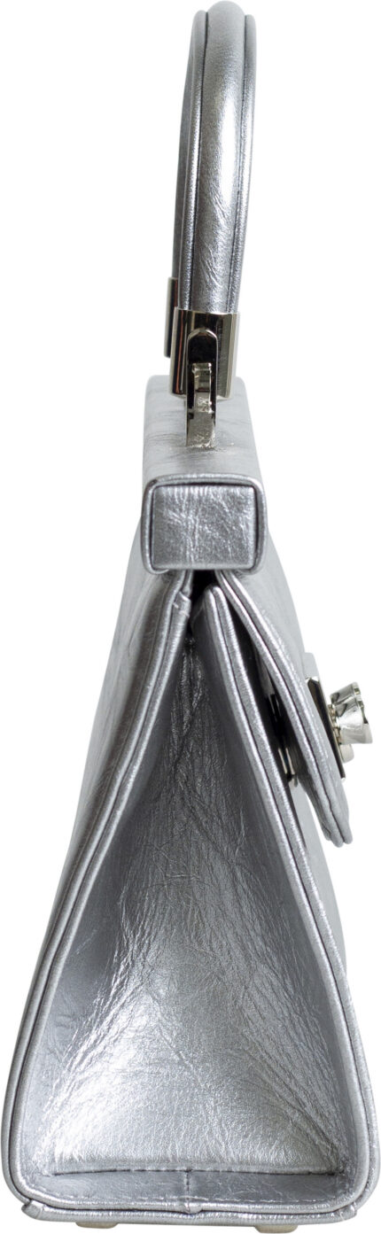 Henkelbag aus Glattleder mit integriertem Schultergurt – Bild 4