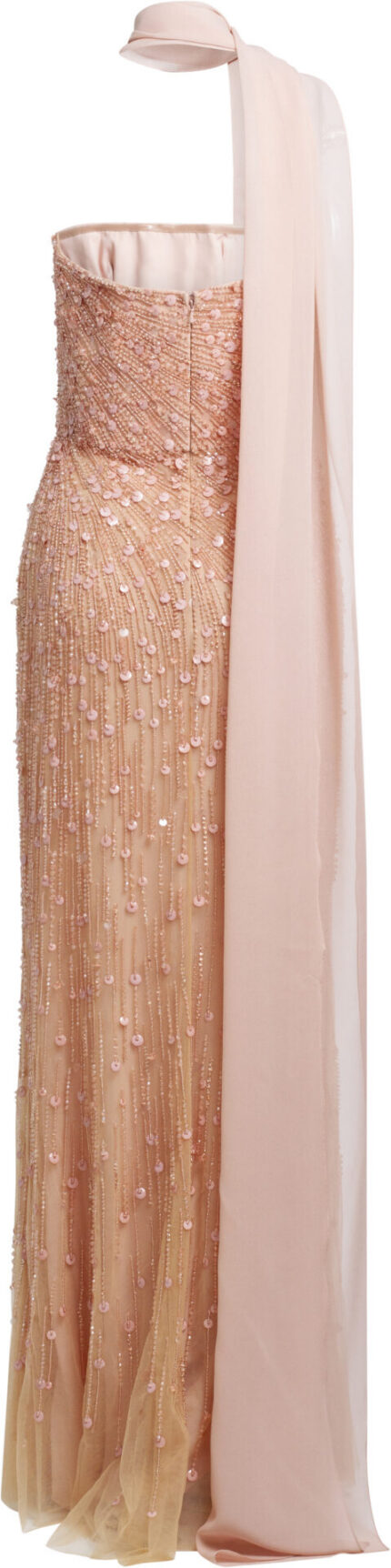 Bustierrobe mit farblich passender Seidenstola – Bild 3