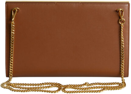 Ledertasche mit langem Kettenschultergurt – Bild 3