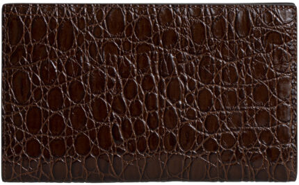 Clutch mit Krokolederprägung – Bild 4