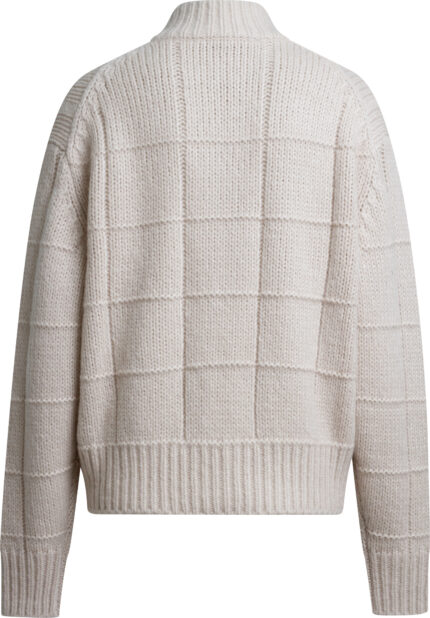 Cashmere / Seide Cardigan mit Zippverschluss – Bild 3