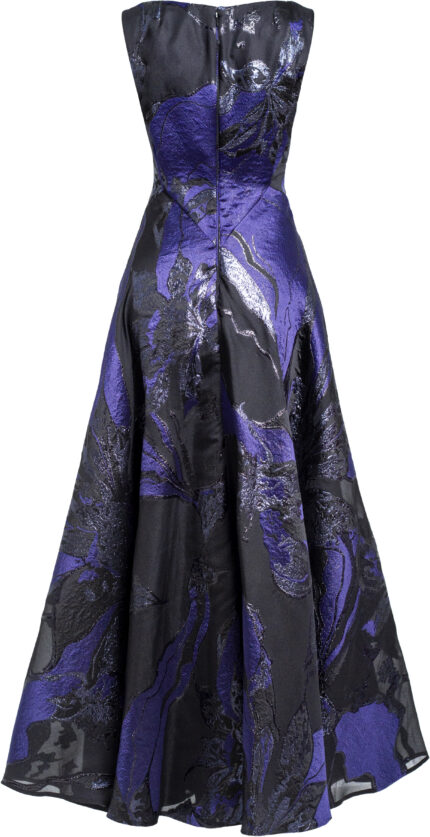 Ärmelloses Abendkleid mit V-Ausschnitt – Bild 3