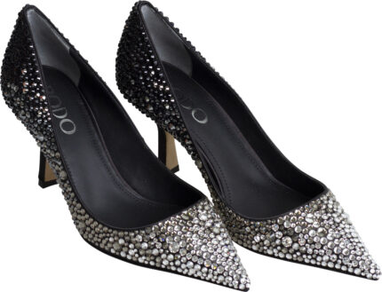 Pumps mit Strasssteinbesatz im Farbverlauf – Bild 2