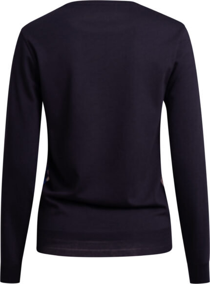 Strickpullover mit Seidenfront – Bild 6