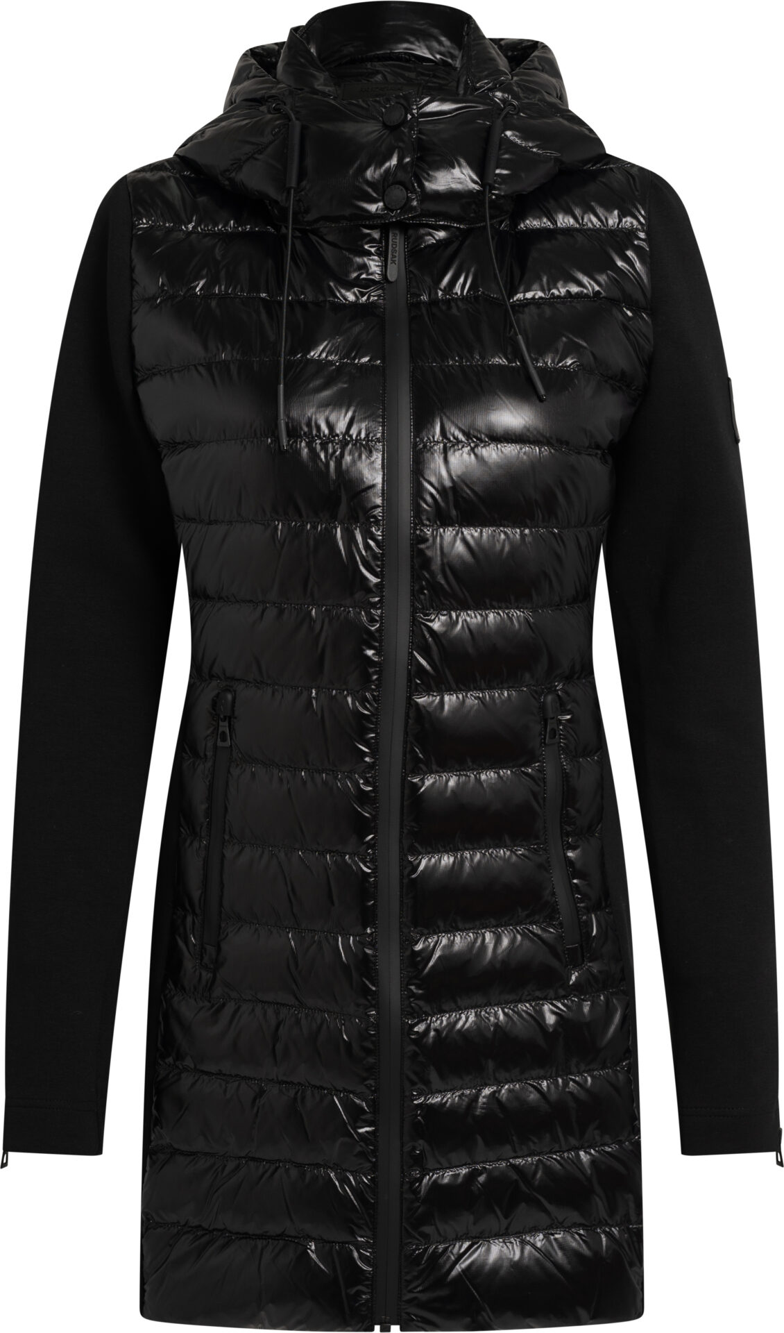 8125648 Merina C_schwarz_649_a Hybrid-Steppmantel in Schwarz – Bild 1