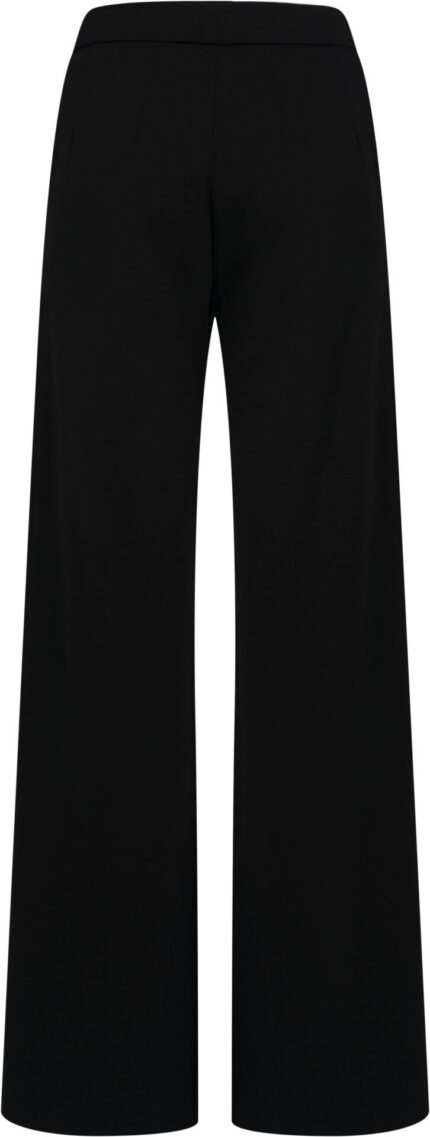 Elegant Wide-Leg Trousers in Black<br/> - Image 2