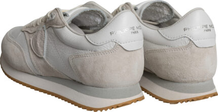 Low-Top Sneaker aus Leder-Mix mit Shield-Patch – Bild 3