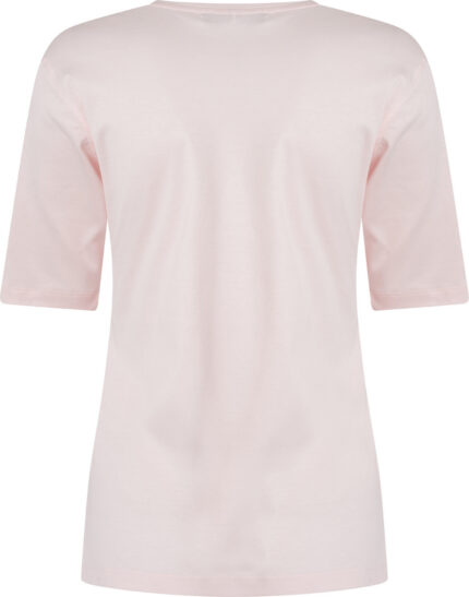 Baumwoll-T-Shirt mit Rundhalsausschnitt und Halbarm – Bild 5