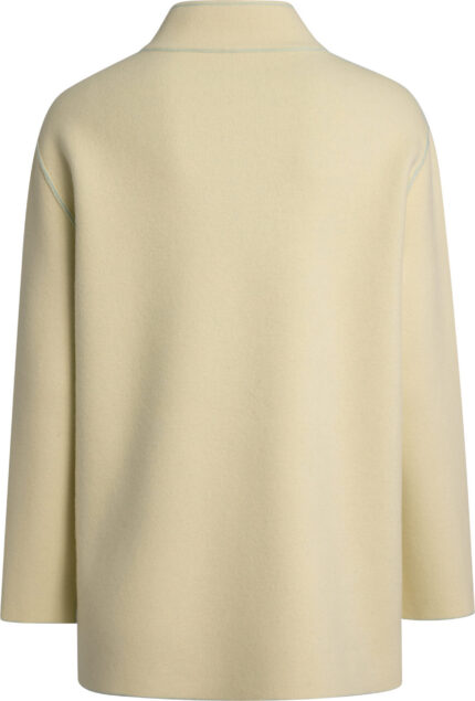 Reversible Kaschmirjacke mit Stehkragen und Taschen – Bild 5