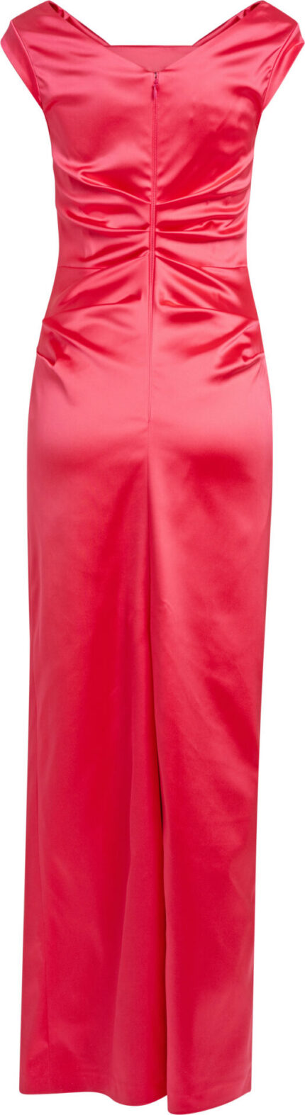Satin Gown with Draped Neckline - Image 3