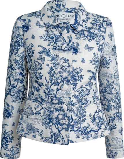 Strukturierte Jacke mit Toile-Print „Macoma“