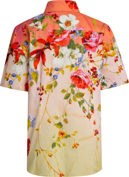 Kurzarmhemd mit Floral-Print, klassischem Kragen und Stretch-Komfort – Bild 3
