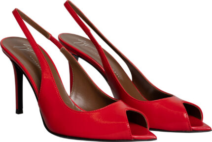 Slingback-Peep-Toe-Pumps mit Stilettoabsatz – Bild 2