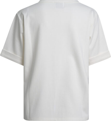 Premium Jersey T-Shirt mit floraler Spitzenapplikation – Bild 3