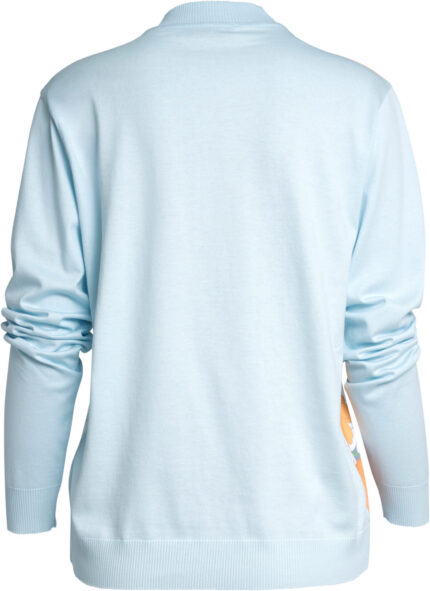 Strick-Cardigan mit floral-grafischem Print – Bild 3