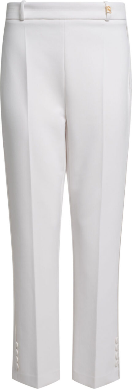 Elegante Hose mit schmalem Bein in Weiß