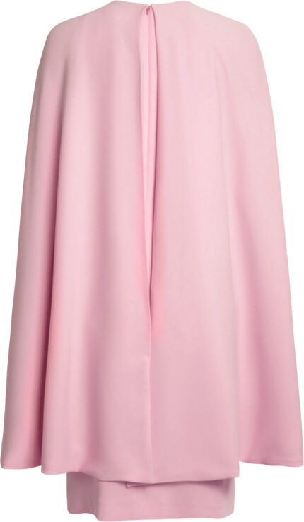 Cape-Kleid mit Strassstickerei und Drapierung – Bild 5