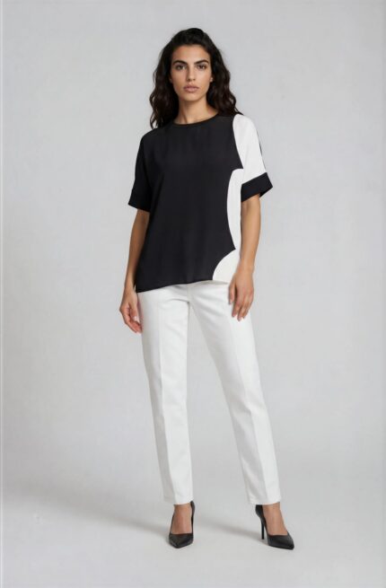 Gerade Baumwoll-Stretch Jeans mit 5-Pocket-Design – Bild 2