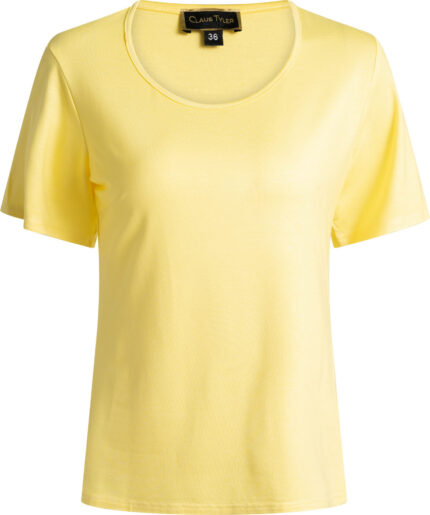 Basic T-Shirt aus Viskose-Stretch – Bild 14