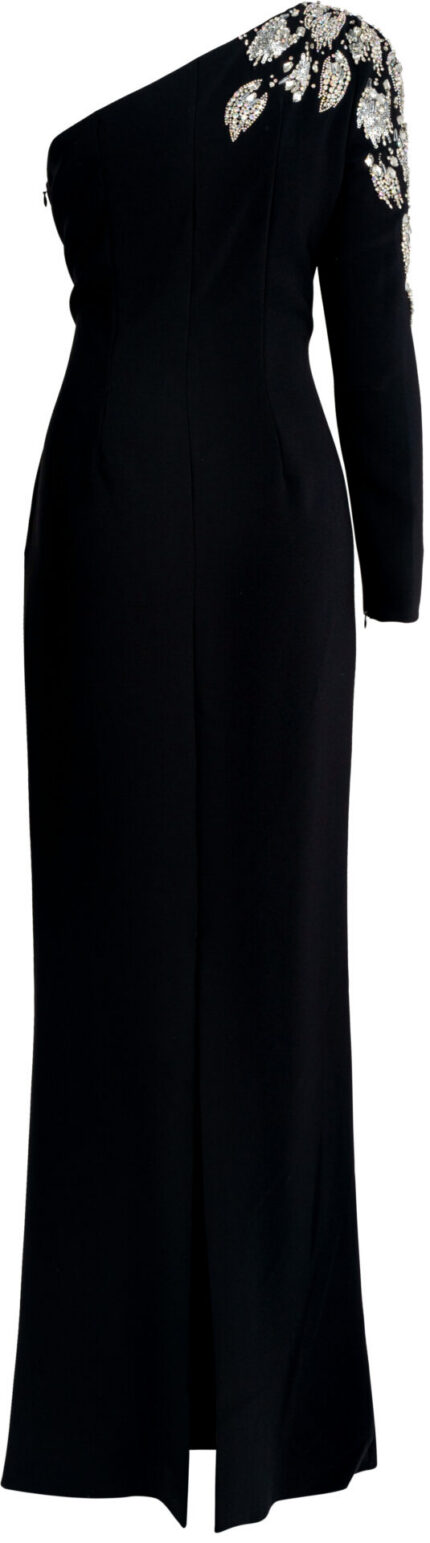 One-Shoulder-Abendkleid mit Schmuckstickerei – Bild 3
