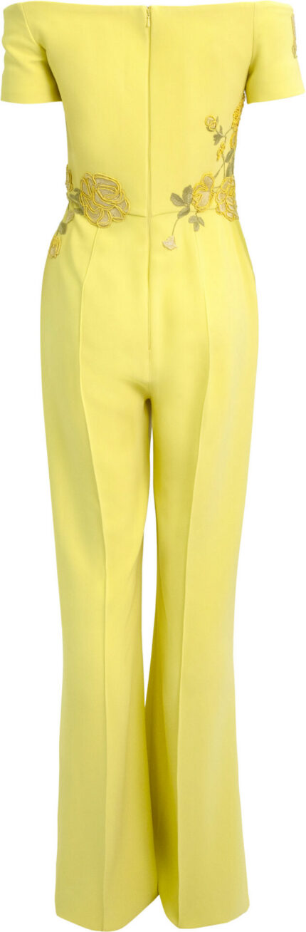Jumpsuit mit floraler Stickerei – Bild 4