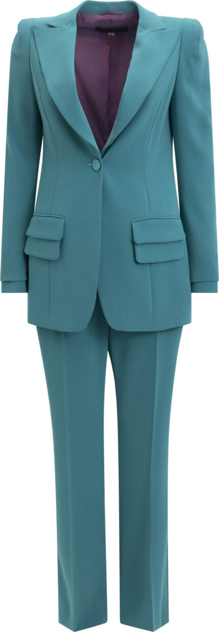 Eleganter Hosenanzug mit tailliertem Blazer