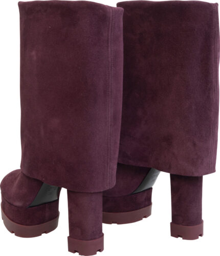 Overknee-Stiefel mit Plateau und Blockabsatz – Bild 3