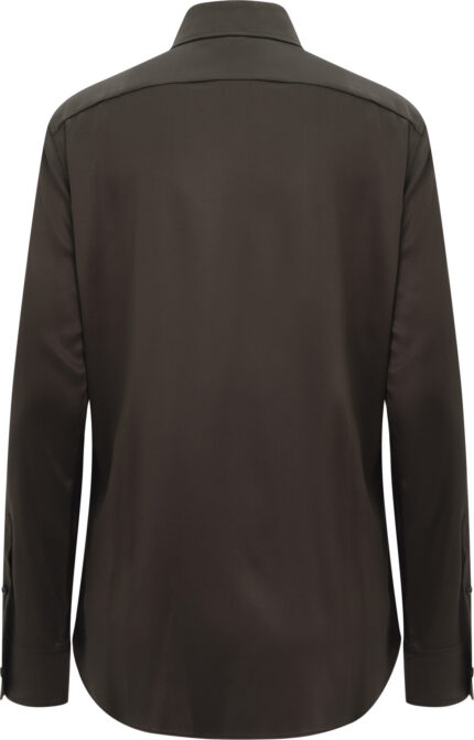 Seidenbluse mit Satin-Finish – Bild 3