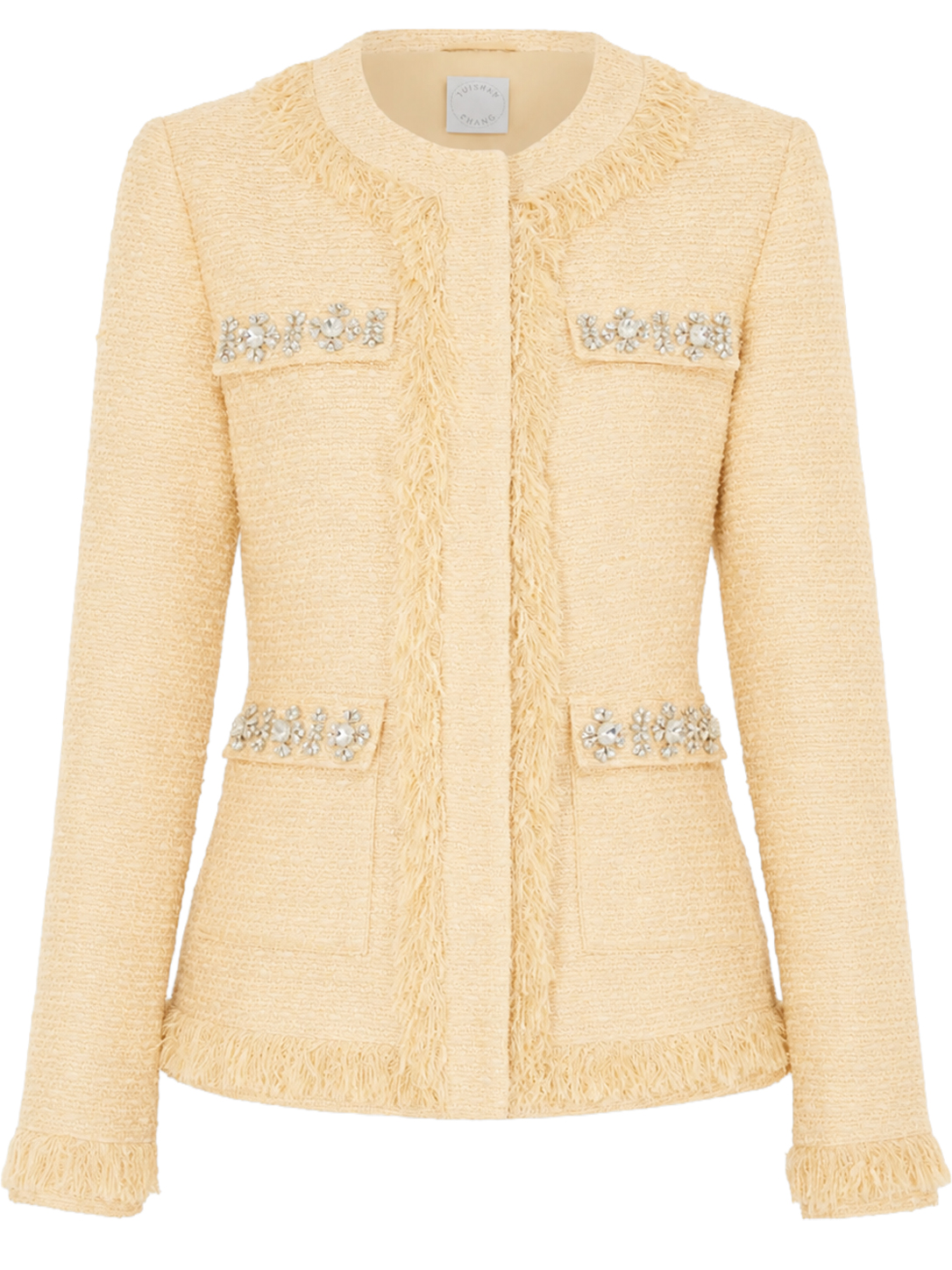 Cecil-060021_1999 Eleganter Bouclé-Blazer mit Kristallbesatz – Bild 1