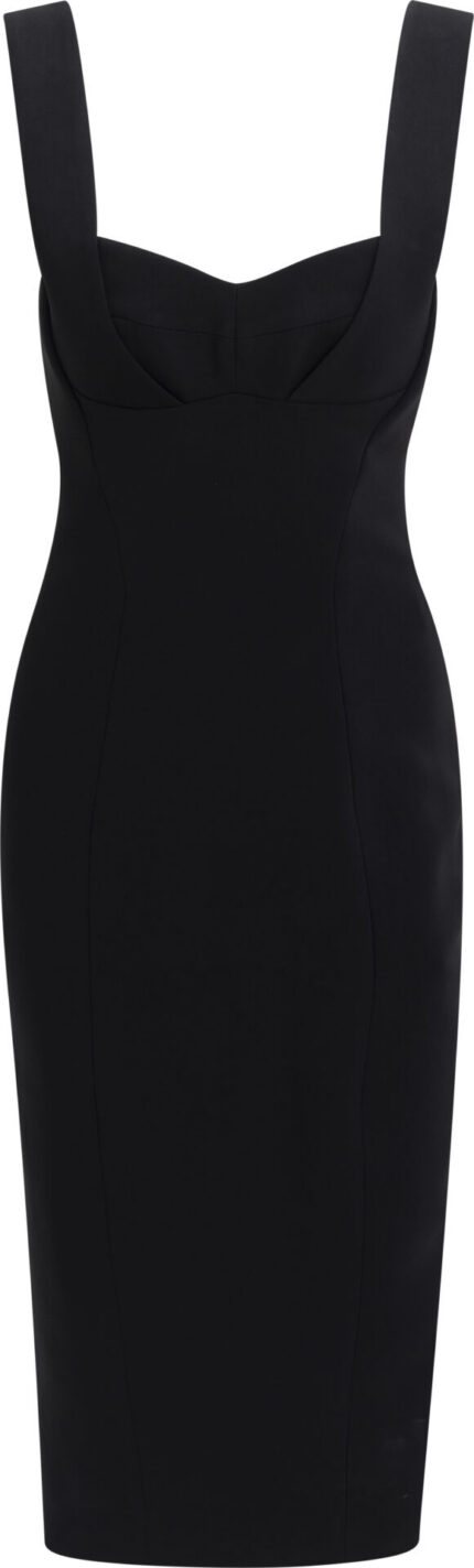 Cocktailkleid mit Bustier-Detail und breiten Trägern