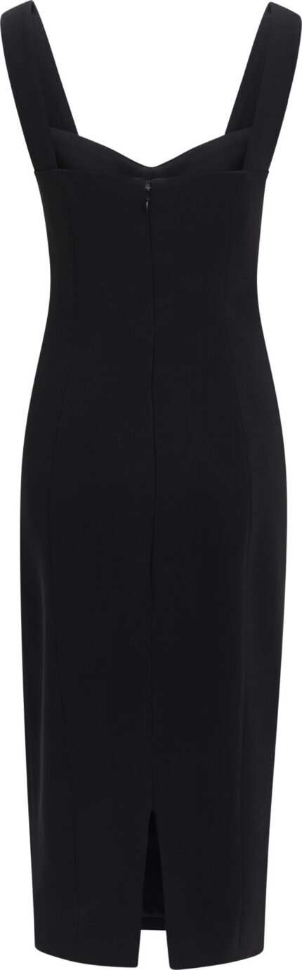 Cocktail Dress with Bustier Detail and Wide Straps<br/> - Image 3