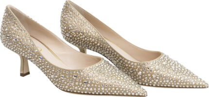 Spitze Pumps mit echten Swarovski-Steinen und 6 cm Absatz – Bild 9