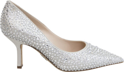 Spitze Pumps mit echten Swarovski-Steinen und 7,5 cm Absatz – Bild 6