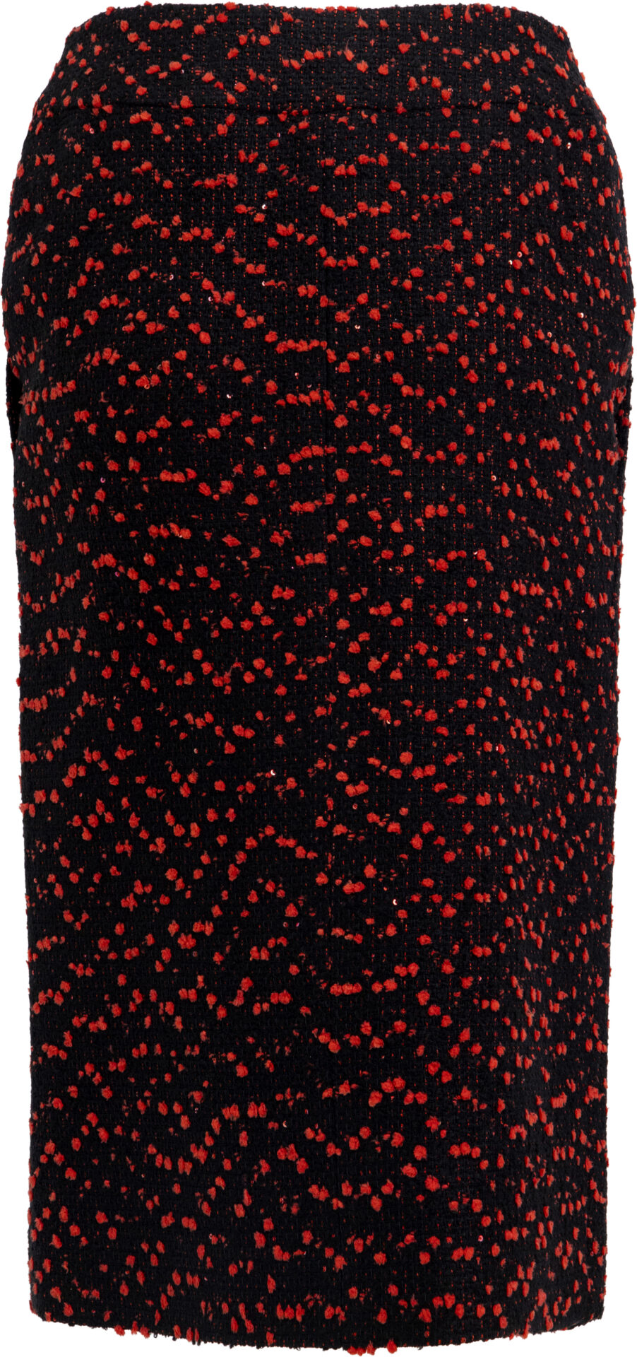 SK355NP26TW010_multicolor_1349_A Textured Bouclé Midi Skirt<br/> - Image 1