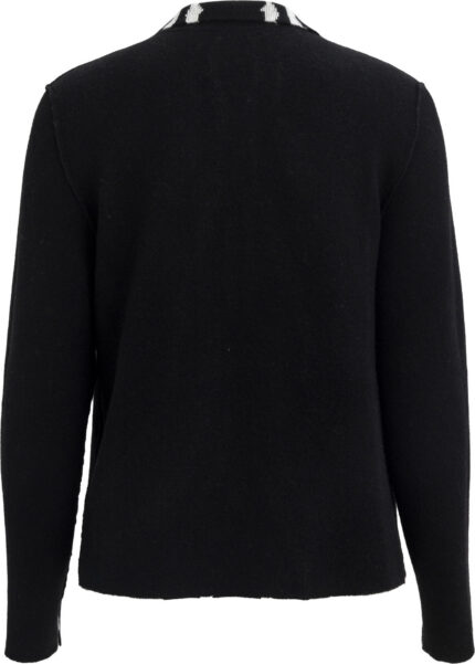 Reversible Cashmere Jacket with Graphic Zebra Pattern<br/> - Image 5